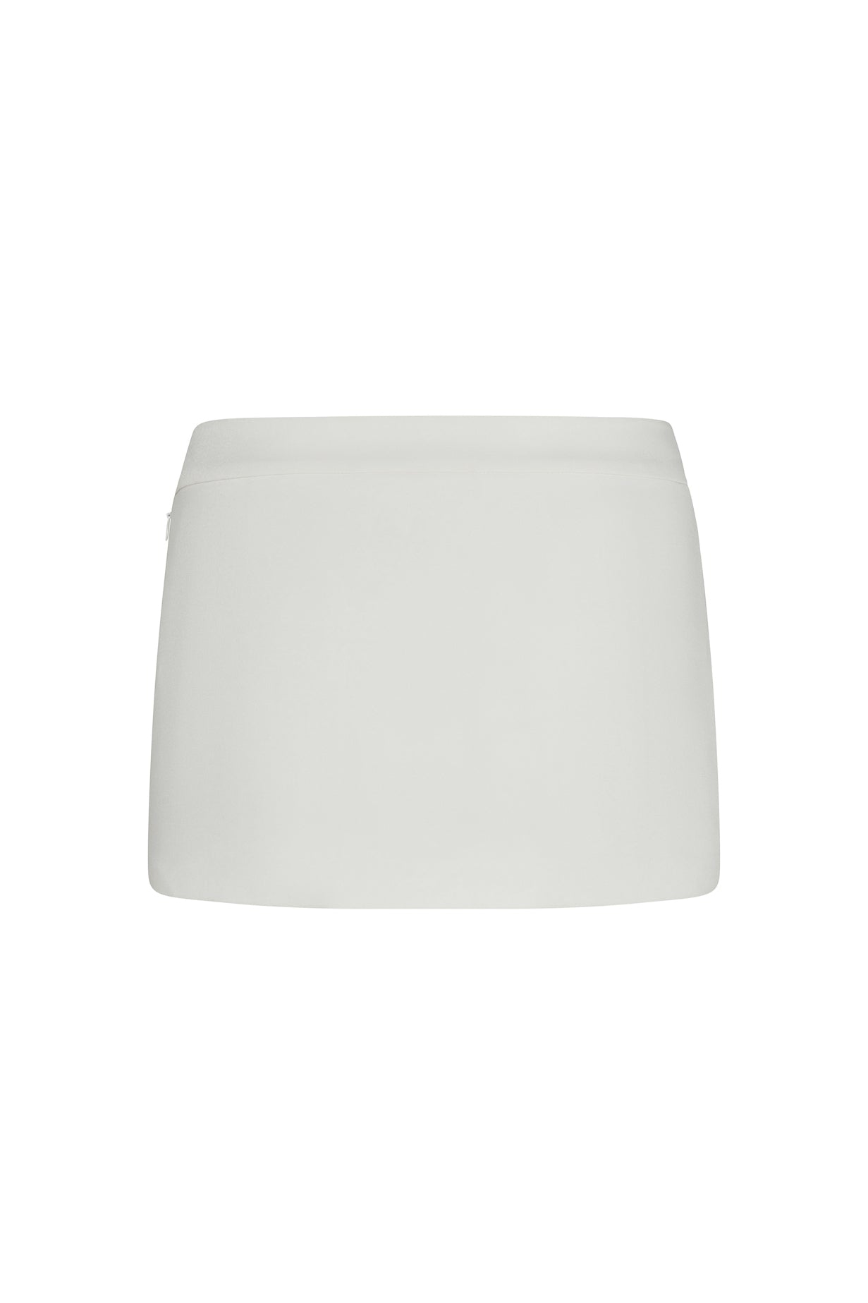 Classic Column Micro Mini Skirt - White